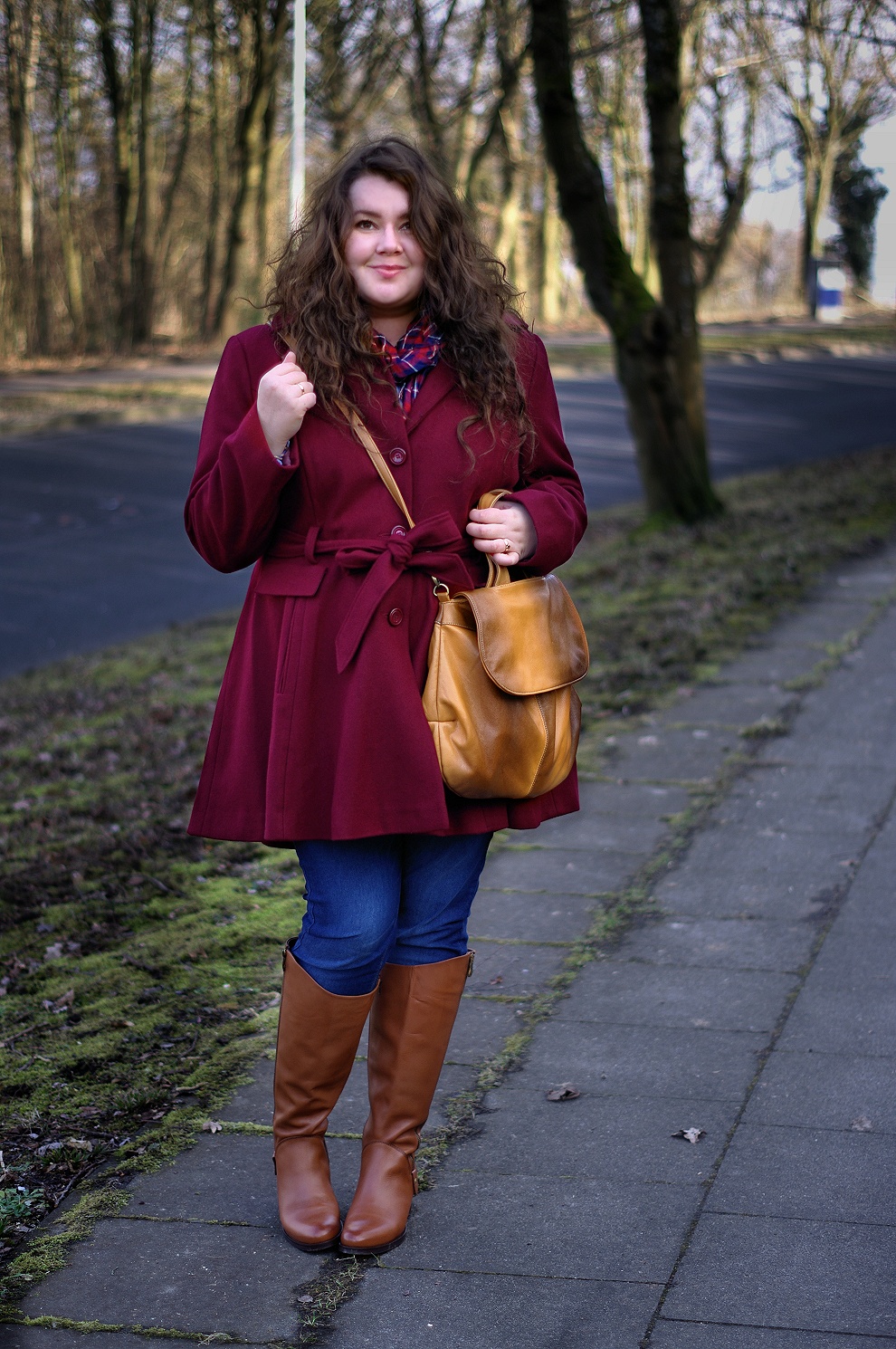 GroÃŸe GrÃ¶ÃŸen Plus Size Fashion Blog asos curve jilsen amber burgundy coat