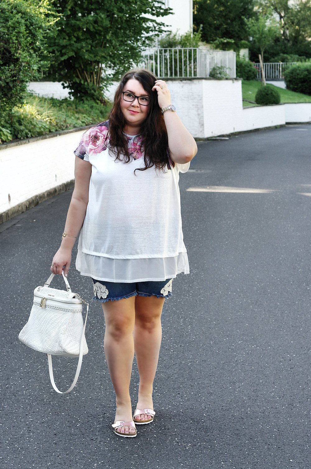 Große Größen Plus Size Fashion Blog twin-set white cecile bag your's clothing