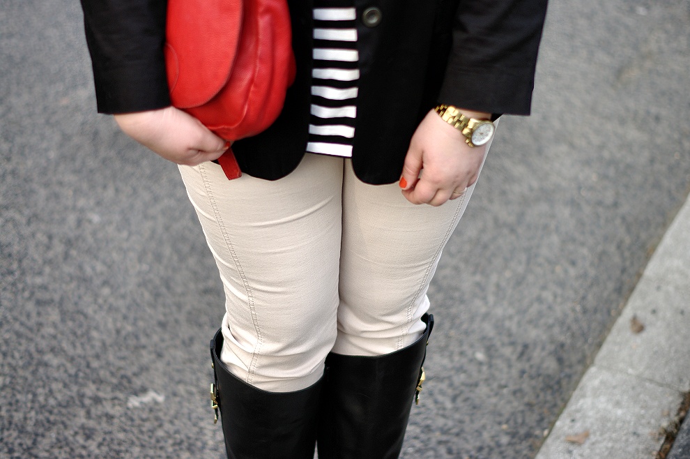 Stripes and boots